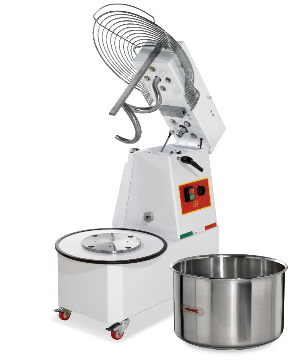 Amasadora espiral profesional TREVISO IMR42 42 litros 230V para panaderías, pizzerías, hoteles y restaurantes
  