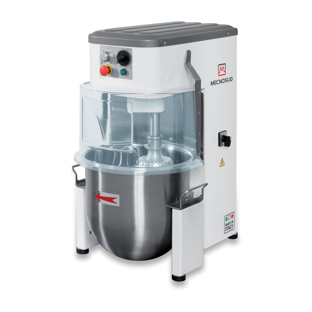 Amasadora planetaria profesional Mecnosud MX12B de 10 litros con cuba fija
