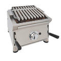 Barbacoa a gas 40 cm ARILEX Línea 600 40BAR con piedra volcánica y parrilla inoxidable regulable en acero inoxidable