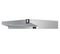 Campana extractora de acero inoxidable con sistema de aspiración para hornos de pizza PizzaGroup Flame 4, Flame 6 y Flame 9
