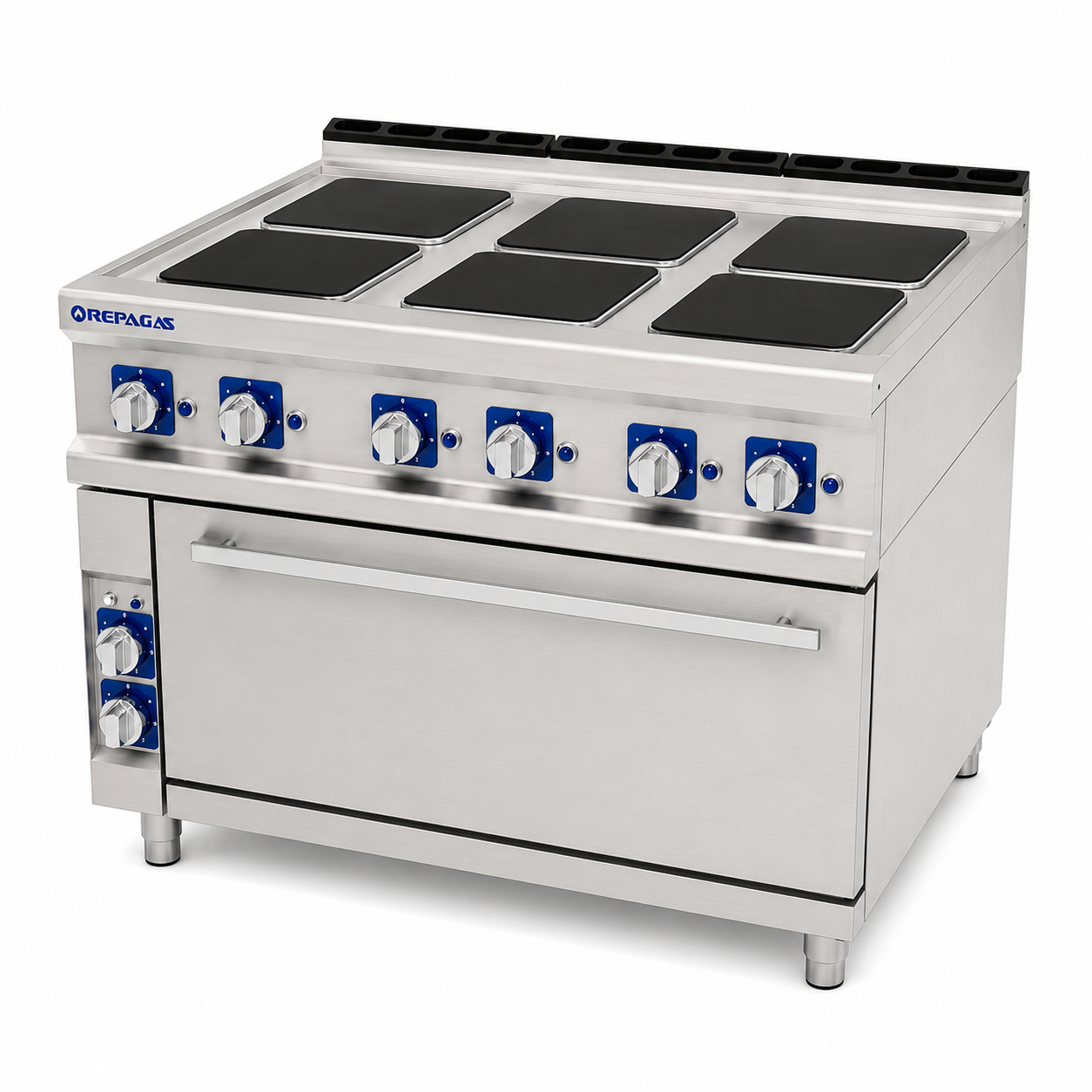 Repagas - S900 Pro Line Cocina + Horno CE-961 Eléctrica | Fondo 90 cm - 6 Placas
