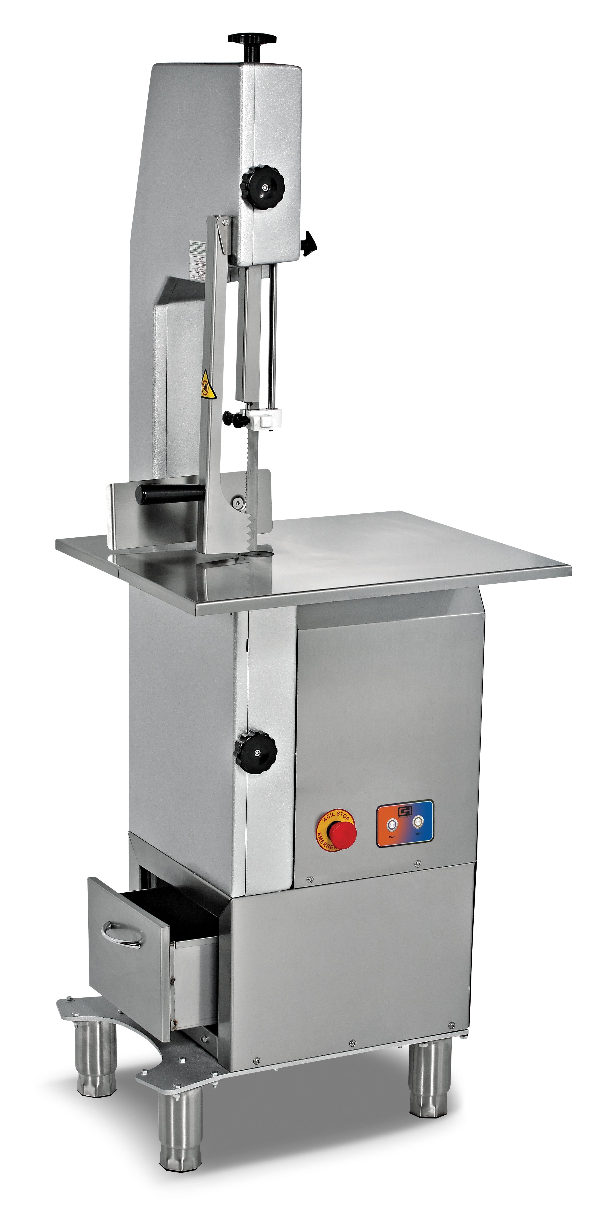 CLIMA- SIERRA DE CARNE Y HUESOS CON SOPORTE Y CAJON 1,5KW 1400 ROM- EMPETK02