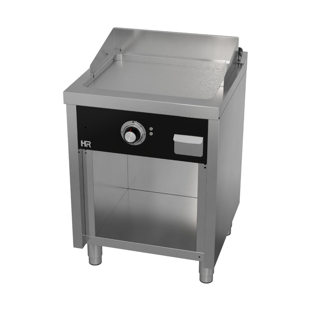 HR Fainca Fry Top eléctrico rectificado estante Serie 600 600 mm