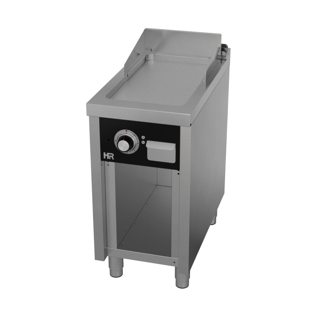 HR Fainca Fry Top eléctrico rectificado estante Serie 750 400 mm