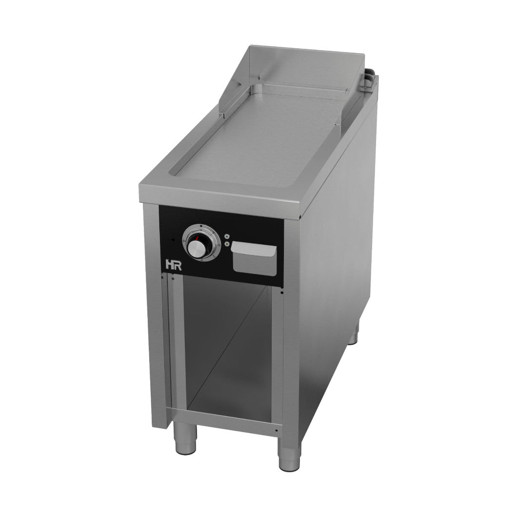 HR Fainca Fry Top eléctrico rectificado estante Serie 900 400 mm