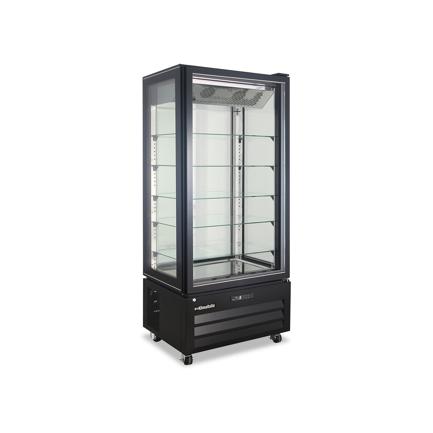 Vitrina Pastelera 4 caras de refrigeración KVIC85-N-W