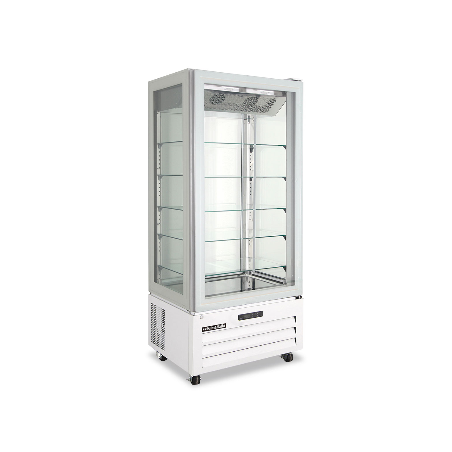 Vitrina Pastelera 4 caras de refrigeración KVIC85-N-W
