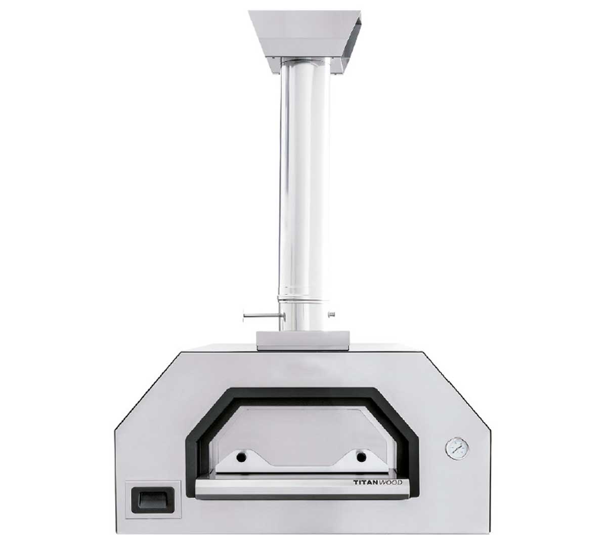 Horno de pizza de leña TITAN WOOD profesional para exterior e interior