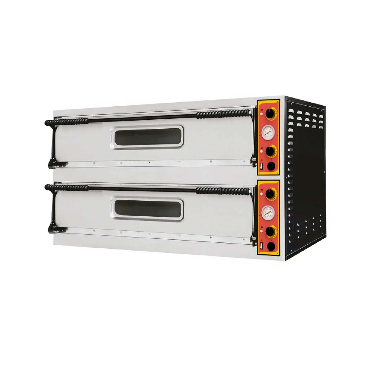 Horno de pizza doble eléctrico BASIC 66 para 12 pizzas de 30 cm