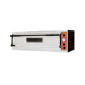Horno eléctrico BASIC 6 para 6 pizzas de 30 cm con base refractaria profesional para pizzerías