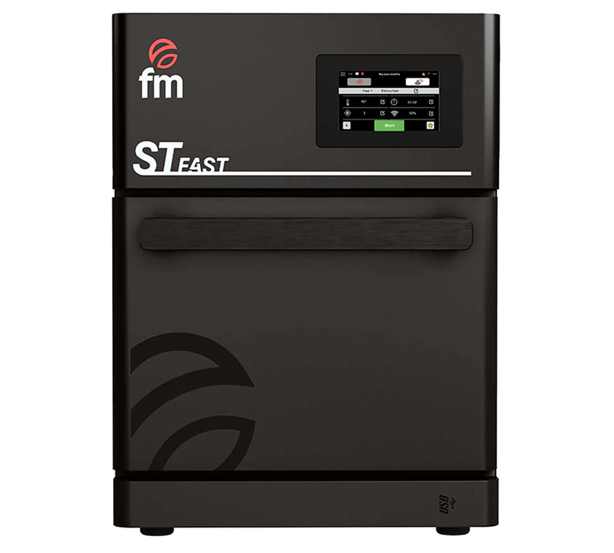 Horno ultrarrápido FM FAST profesional con pantalla táctil y cocción combinada para restaurantes y cafeterías