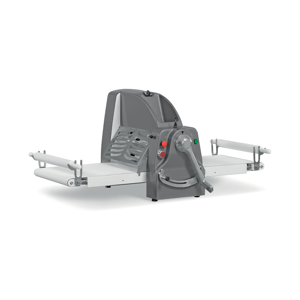 Laminadora de masa profesional Mecnosud SB500-50 de sobremesa para panadería y pastelería
