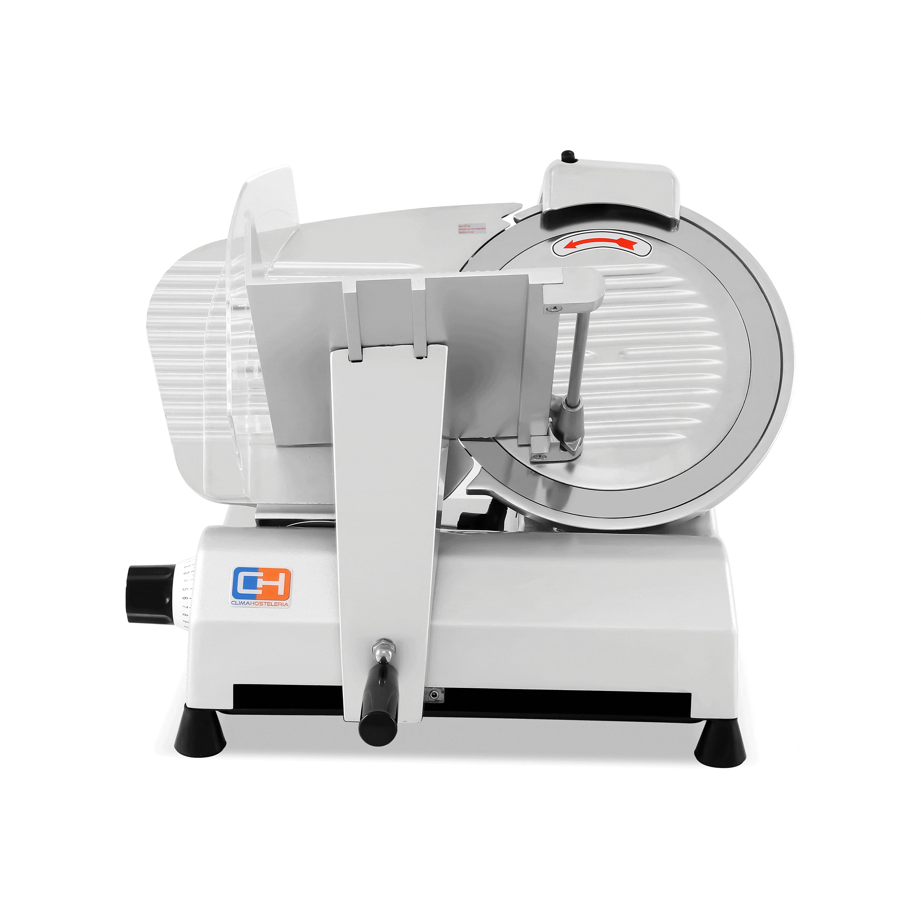 Cortadora de fiambres Profesional cuchilla 350 mm Aluminio Anodizado CH350-SP (Fabricación Italiana)