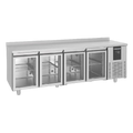 Mesa Refrigerada Cristal GN 4 Puertas