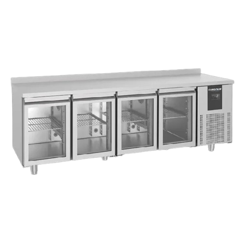 Mesa Refrigerada Cristal GN 4 Puertas