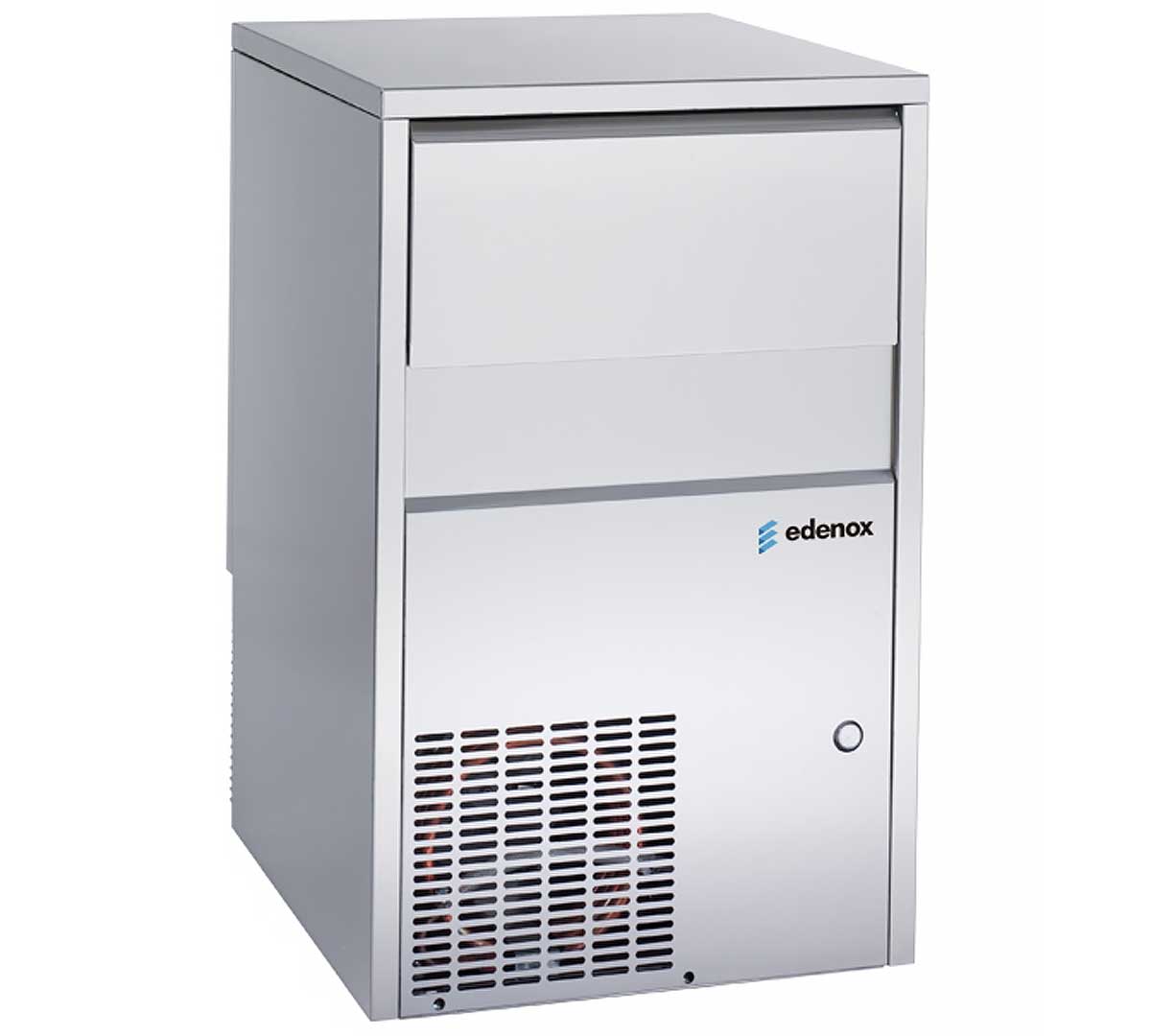 Fabricador de hielo Edenox FHC-25 HC con condensación por aire o agua para bares y restaurantes