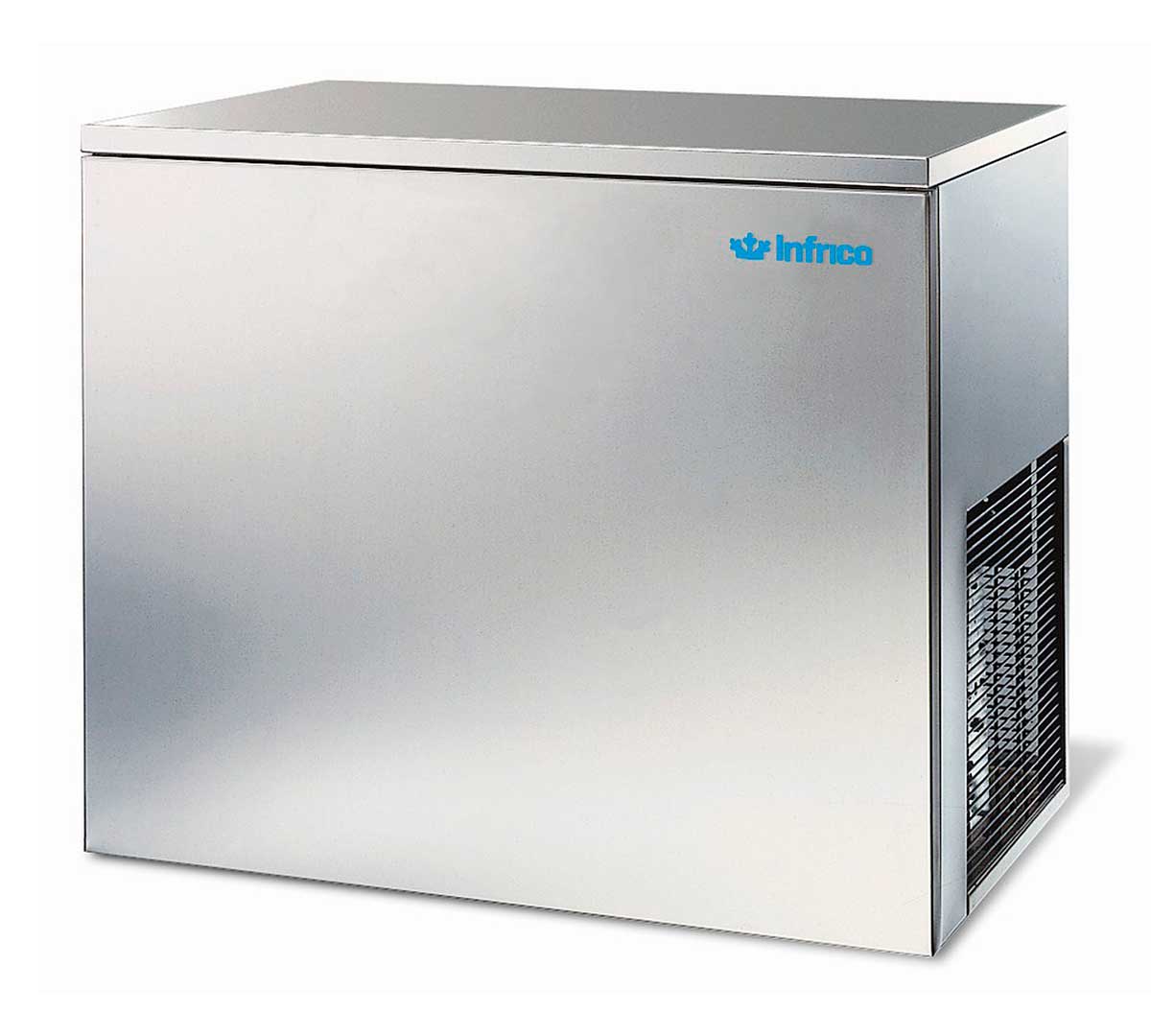 Fabricador de hielo Infrico FHCM150HC con condensación por aire o agua y producción de 155 kg diarios