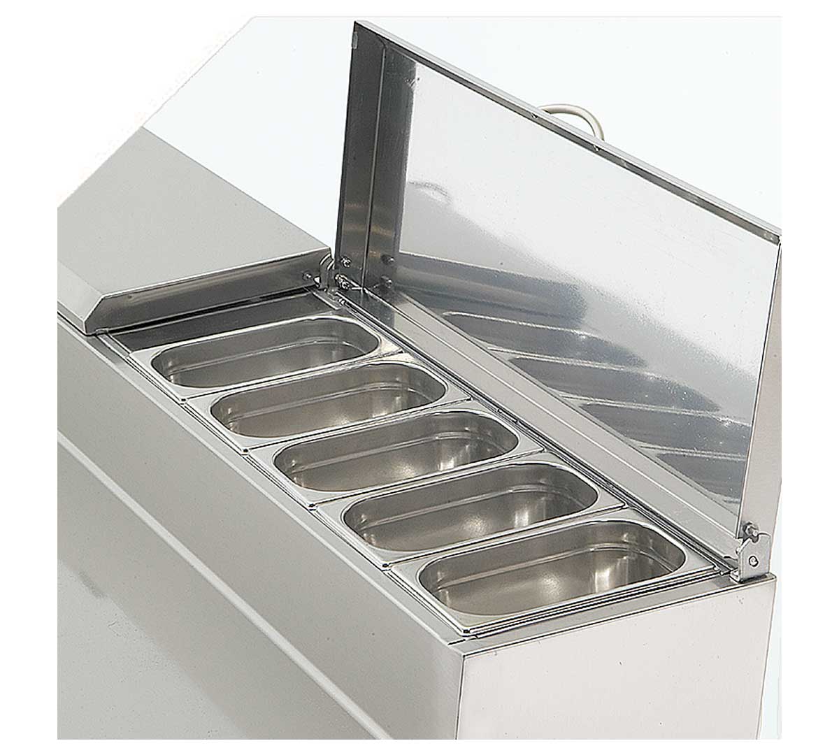 Edenox - Mesa Refrigerada para Pizza/Ensalada MPG2 | Fondo 70 cm