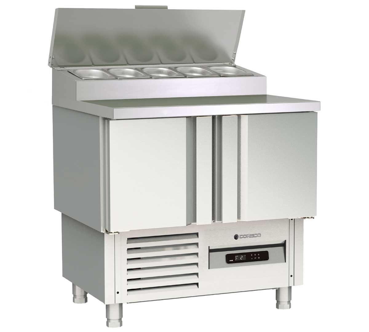 Mesa fría Saladette Coreco MFEI Gama 700 GN 1/1