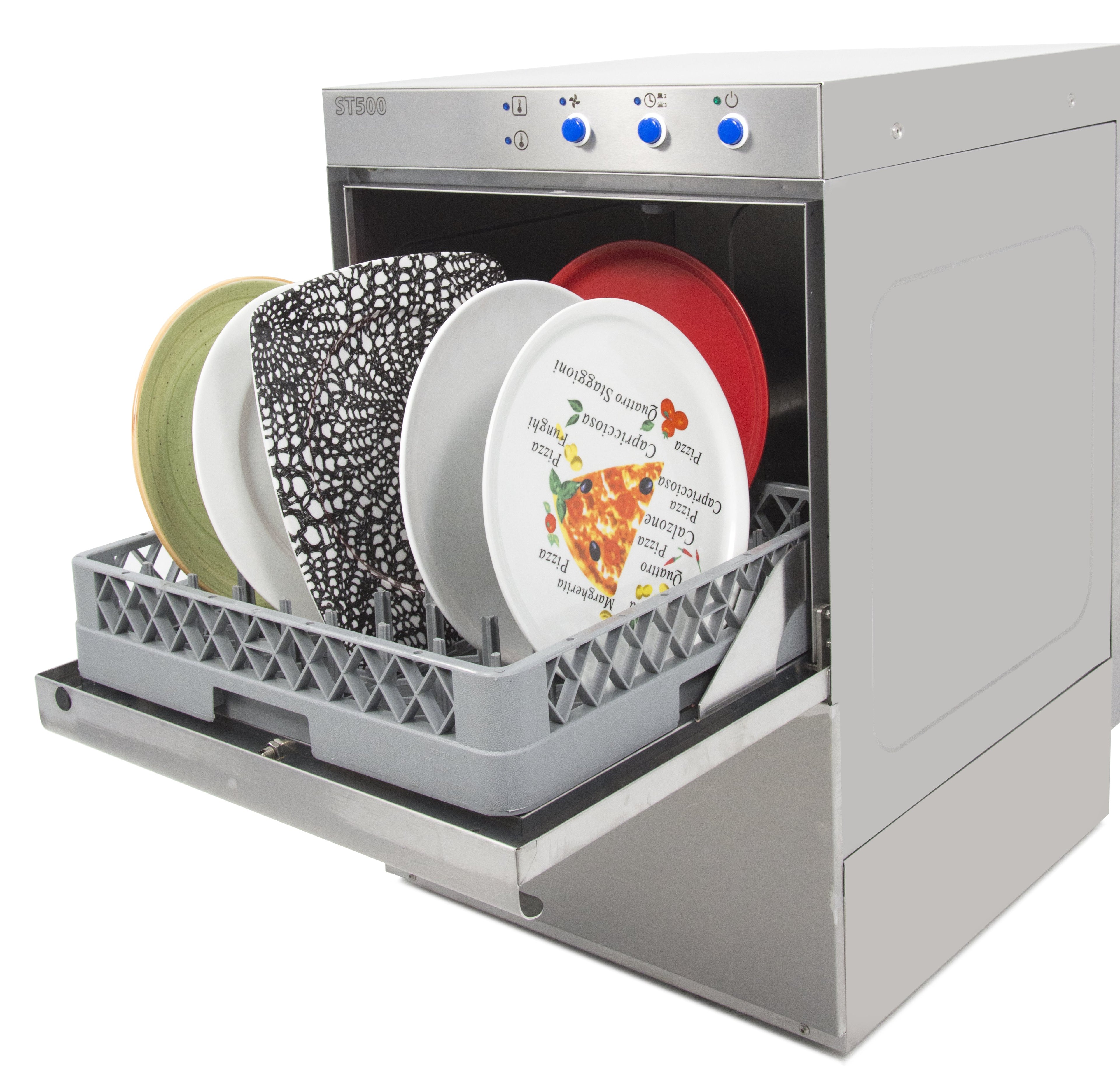 CLIMA- LAVAVAJILLAS INDUSTRIAL CESTA 50X50 CM MONOFASICO/TRIFASICO ST500