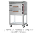 Soporte de acero inoxidable para hornos de pizza PizzaGroup Entry Max 4, 6, 8 y 12 con opción de ruedas