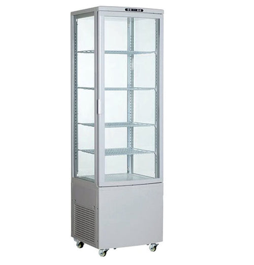 CLIMAHOSTELERIA - Expositor Refrigerado 4 Caras 238 litros de 515x485x1715h mm XC238L