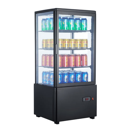 CLIMAHOSTELERIA - Expositor Refrigerado 4 Caras 78 litros de 447x400x969h mm XC78L