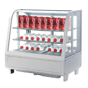 Vitrina Refrigerada Sobremesa 100 litros de 682 x450 x675h mm  XCW-100L