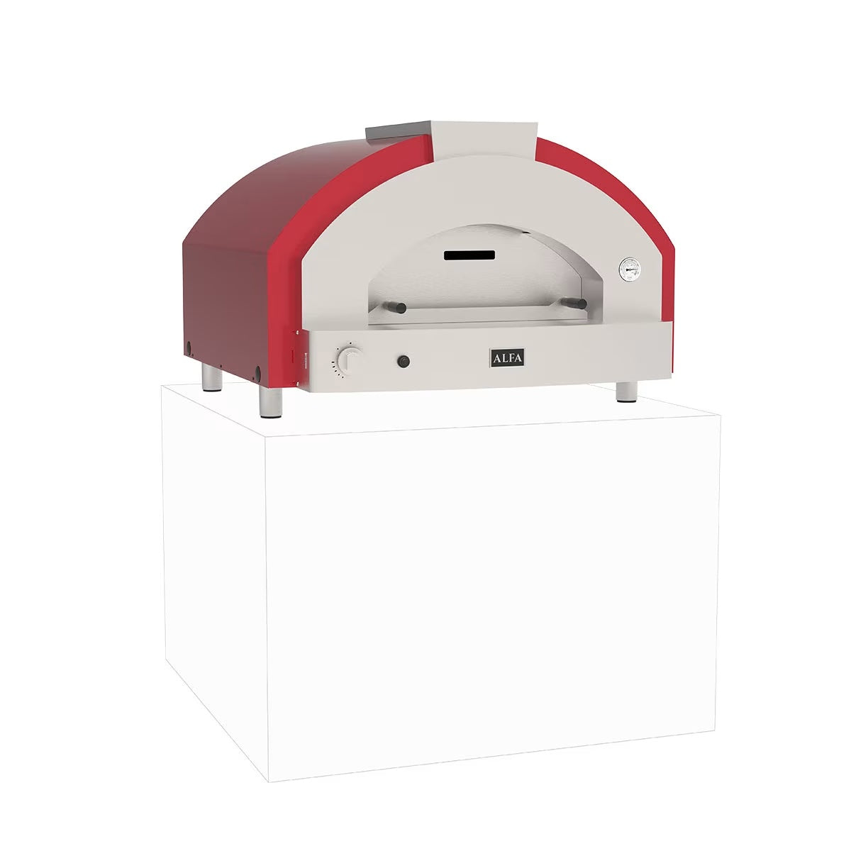 Alfa Forni Quick 4 Pizze Gas natural – Horno profesional para pizza