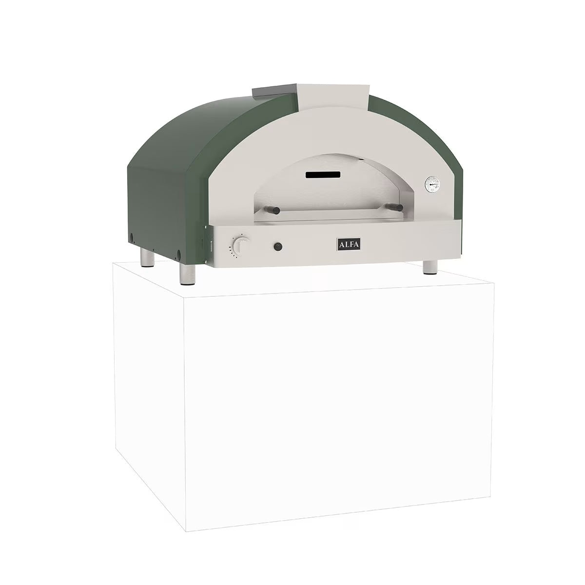 Alfa Forni Quick 4 Pizze Gas natural – Horno profesional para pizza