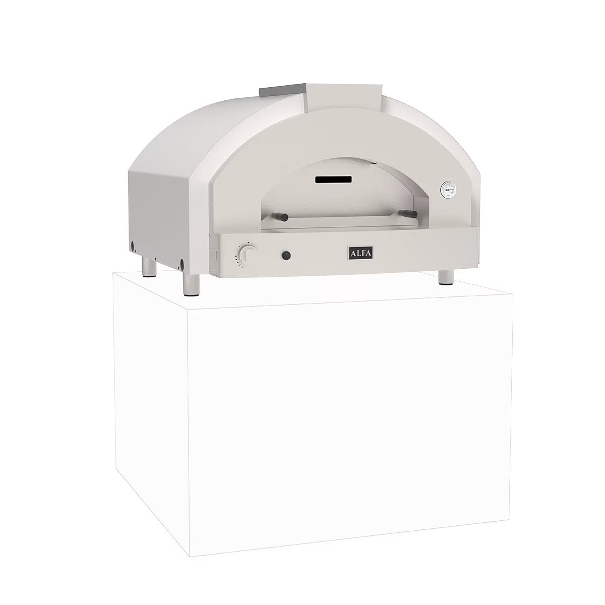 Alfa Forni Quick 4 Pizze Gas natural – Horno profesional para pizza