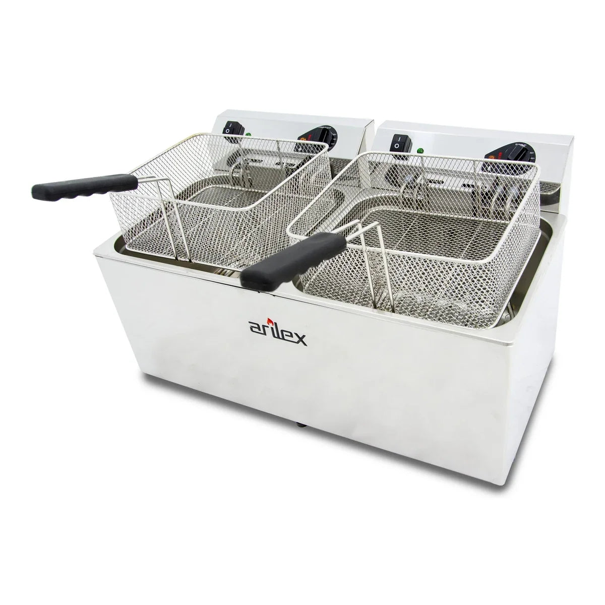 Arilex Freidora Eléctrica Evolution EVO1212TR 12+12 L 7,5+7,5 kW - vista principal