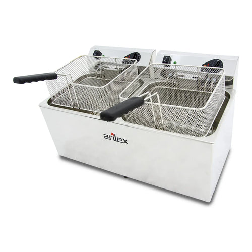 Arilex Freidora Eléctrica Evolution EVO1212TR 12+12 L 7,5+7,5 kW - vista principal