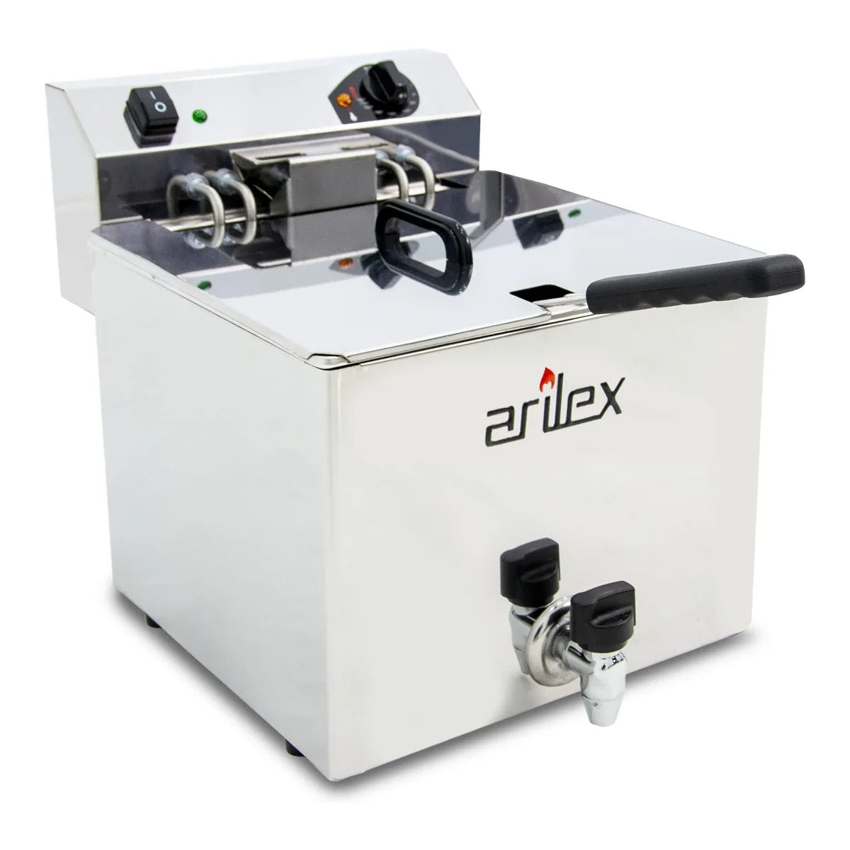 Arilex Freidora Eléctrica Evolution EVO12GTR 12 L con Grifo 7,5 kW - vista principal