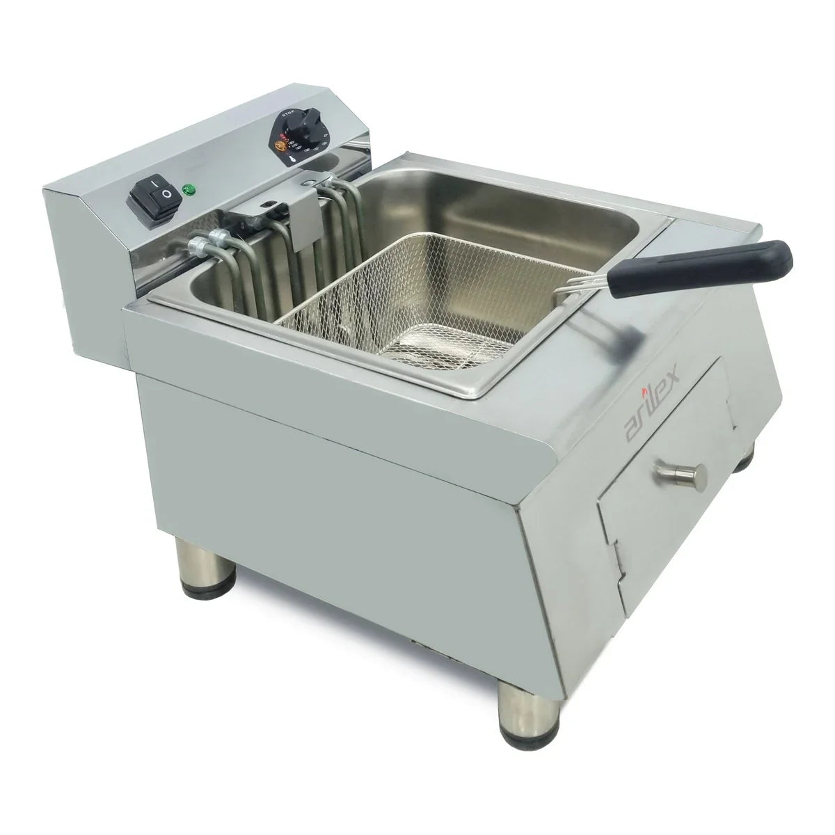 Arilex Freidora Eléctrica Línea 600 40FRE12G 12 L con Grifo 4,5 kW - vista principal