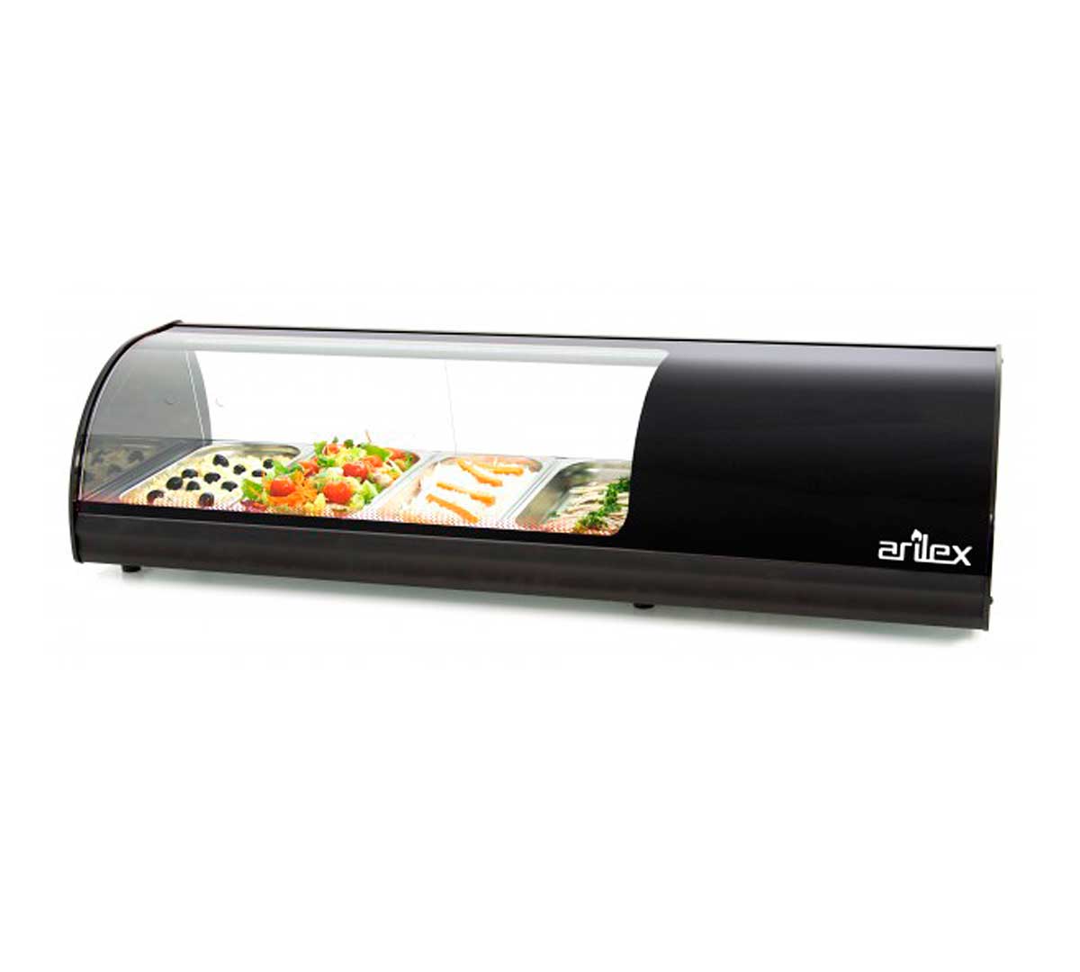 vitrina de tapas refrigerada para barra