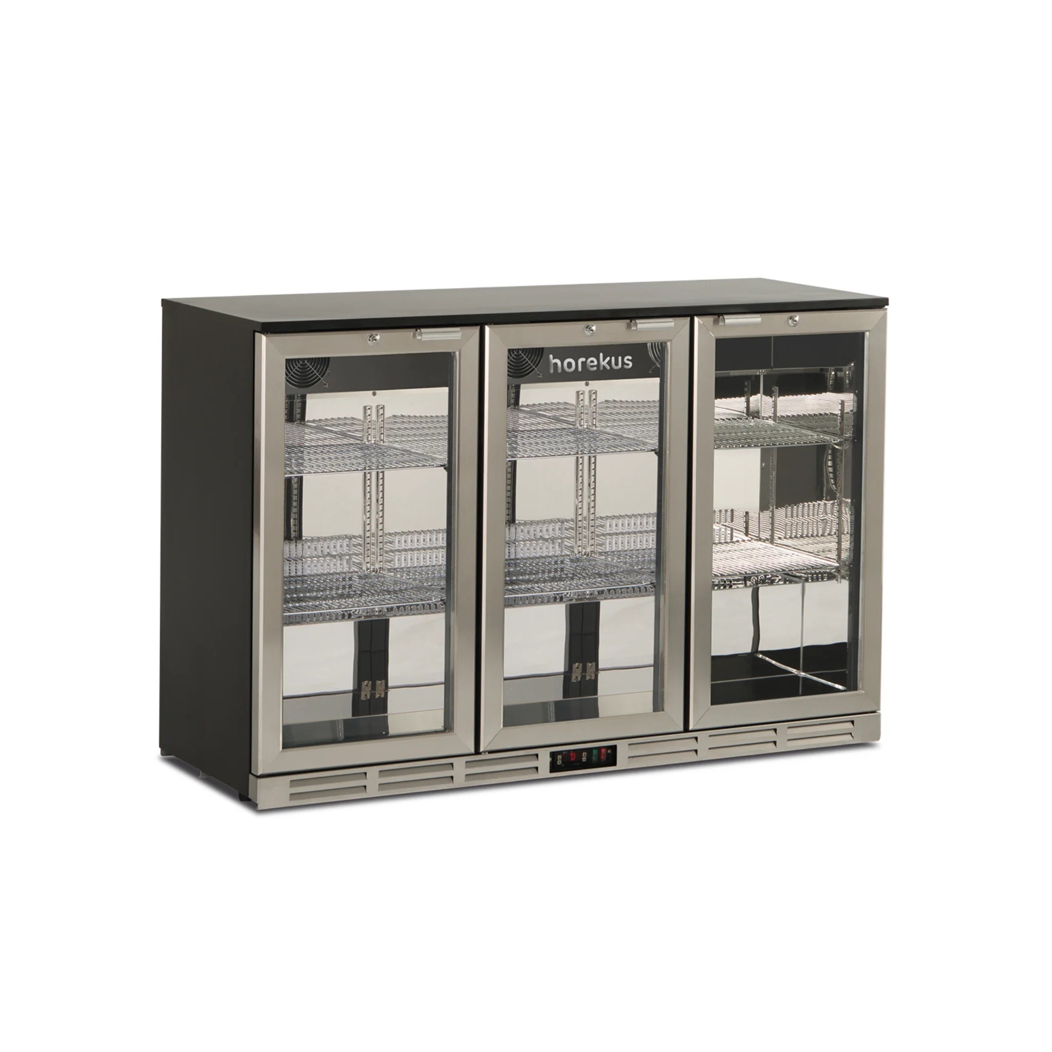 Armario botellero KS285-XH acero inoxidable triple puerta