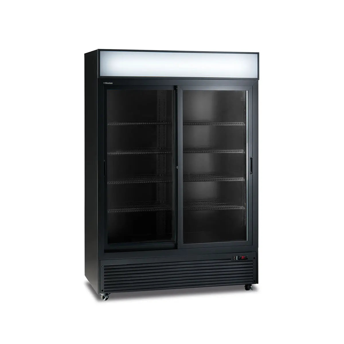 HOREKUS - Armario Expositor Refrigerado KL1300 de Gran Capacidad con Puertas Correderas (+2°C a +10°C)