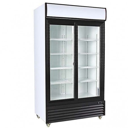 CLIMAHOSTELERIA - Armario Refrigerado Expositor 1000 Litros | Puertas Correderas CSD1000S