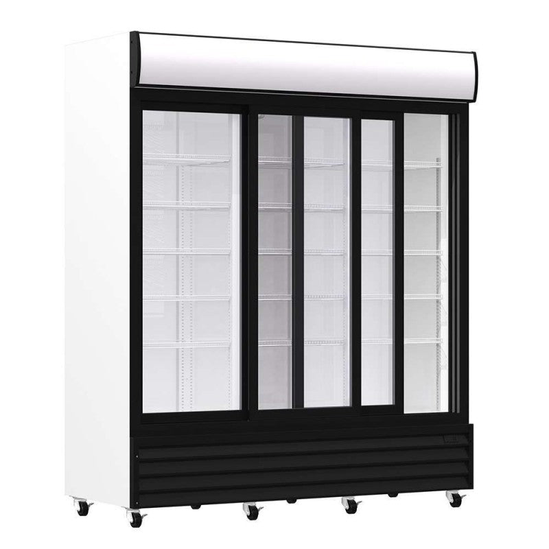 CLIMAHOSTELERIA - Armario Refrigerado Expositor 1600 Litros | 3 Puertas de Cristal CST1600