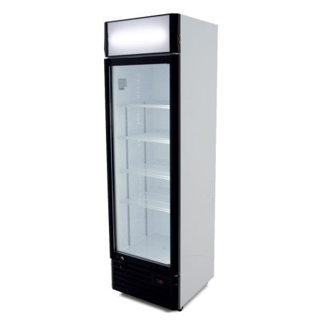 CLIMAHOSTELERIA - Armario Refrigerado Expositor de Bebidas 360 Litros Puerta de Cristal CS360B