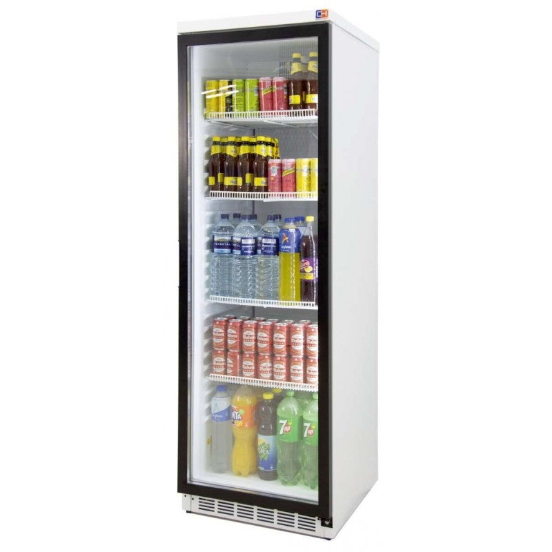 CLIMAHOSTELERIA - Armario Expositor Refrigerado de Bebidas 400 Litros Puerta de Cristal RV300