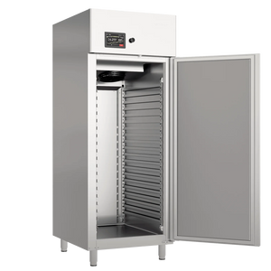 Armario de fermentación profesional FC 900 BT CR 600x800 con interior de guías, humidificador y control de temperatura y humedad