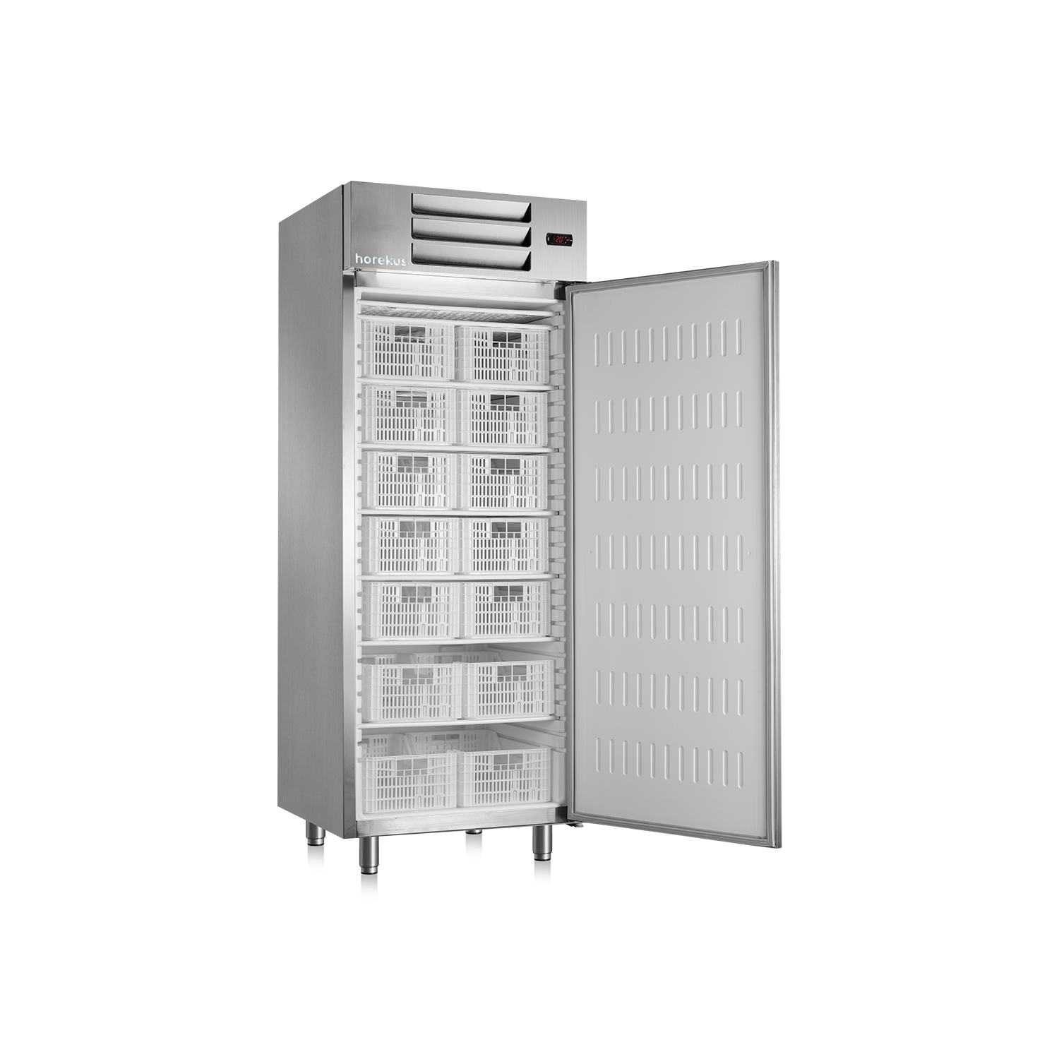 HOREKUS - Armario Congelador Inox A6MON 511 Litros | Congelador Vertical Profesional