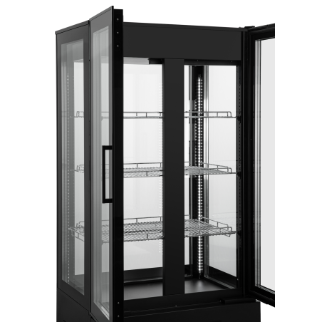 CLIMAHOSTELERIA - Vitrina Refrigerada 4 Caras de Cristal doble XC-660C