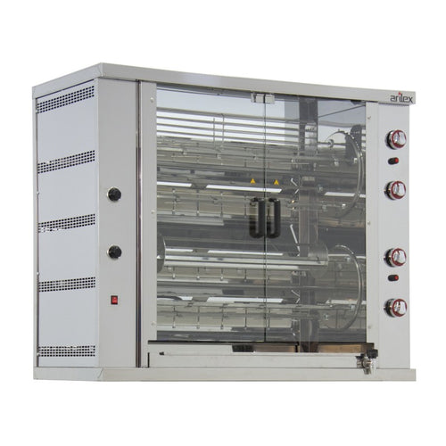 Arilex Asador de Pollos Rotativo Planetario a Gas 8 Espadas Incluidas 8ASG-RP - vista principal