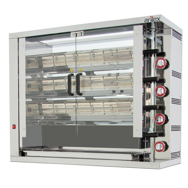 Arilex Asador de Pollos a Gas 3 Espadas Incluidas 3ASG - vista principal