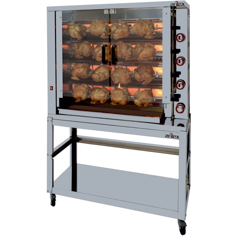 Arilex asador de pollos 4ASG - vista 4