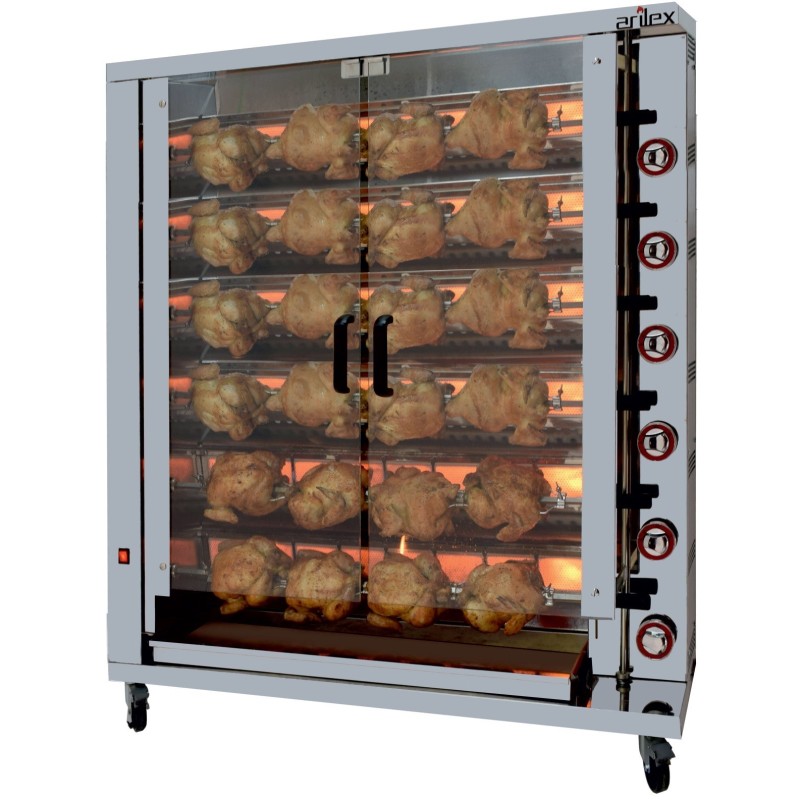 Arilex asador de pollos 6ASG - vista 2