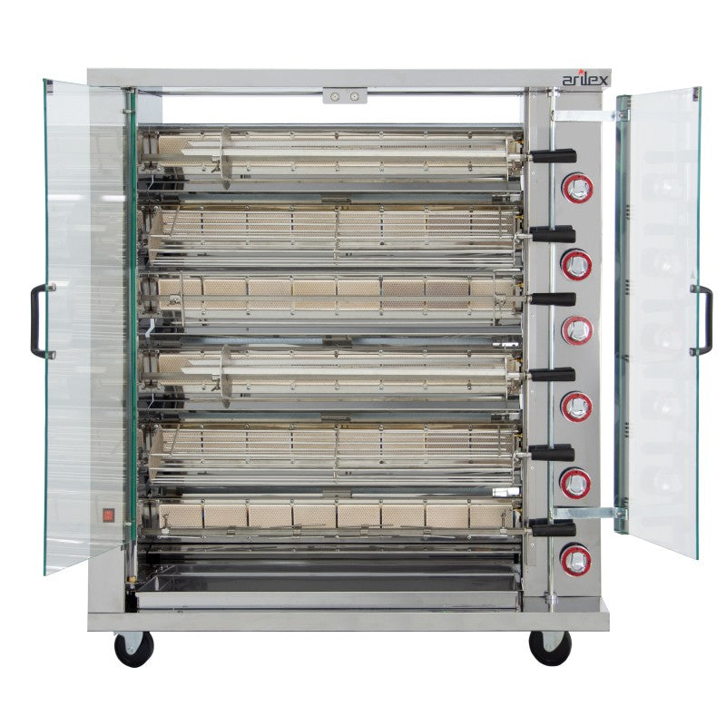 Arilex Asador de Pollos a Gas 6ASG - vista principal